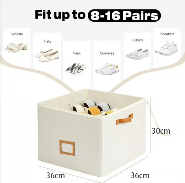 ⏰Der Vorrat geht zur Neige! 🚨Schuh-Organizer aus Stoff, Aufbewahrungsbox