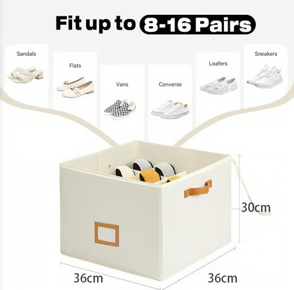 ⏰Der Vorrat geht zur Neige! 🚨Schuh-Organizer aus Stoff, Aufbewahrungsbox