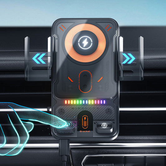 🔥HEISSER VERKAUF 40 % RABATT🎁⚡Über 50.000 verkauft! 📱Intelligente 2-in-1 Auto-Drehbare Handyhalterung & Kabelloses Ladegerät⚡