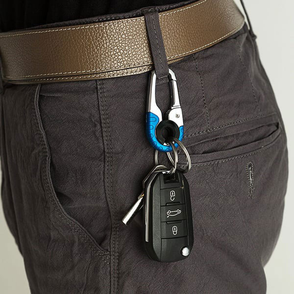 🔑🔐 Kaufe 1, bekomme 1 GRATIS! – Kreativer Edelstahl-Schlüsselanhänger im Doppelpack