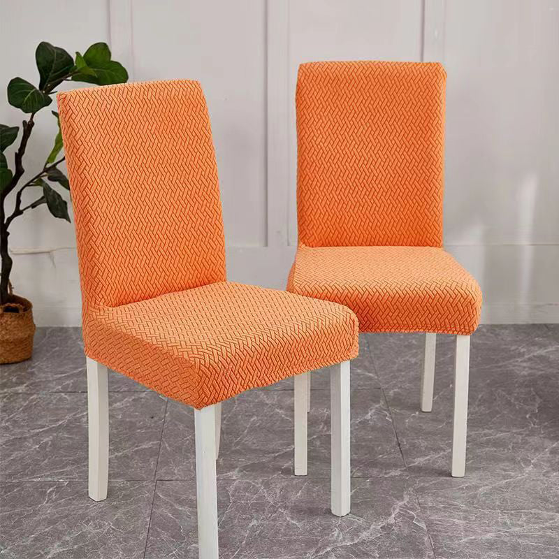 🪑 50 % Rabatt! Elegante Jacquard-Stuhlhusse mit Karomuster – Stretch Stuhlbezug für Esszimmerstühle