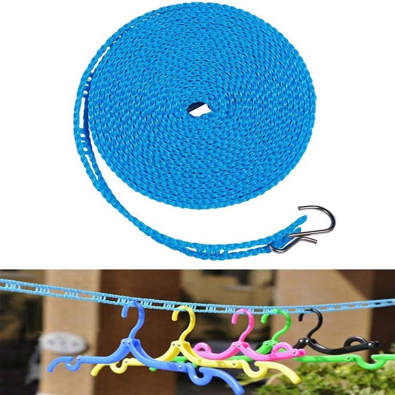 🧺 Je mehr Sie kaufen, desto mehr erhalten Sie gratis! 🔥 Rutschfeste Wäscheleine – Langlebig & UV-beständig – Perfekt für Balkon, Garten oder Waschküche – hält Kleidung sicher an Ort und Stelle ☀️
