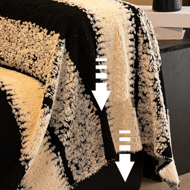 🛋️ 53% RABATT 2025! ✨ Plüsch Sofaüberwurf - Extra Dicke & Rutschfeste Decke mit Elastischen Kanten für Herbst und Winter 🍂❄️