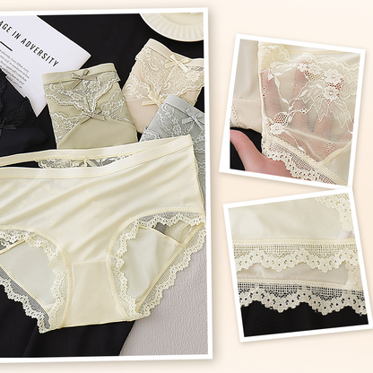 🕒⏰ LIMITIERT 50% RABATT! Antibakterielle, schnell trocknende Damenunterhosen aus Spitze ✨