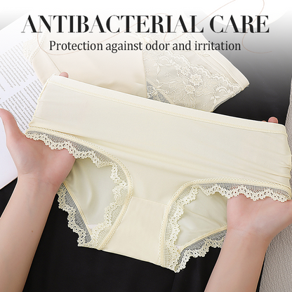 🕒⏰ LIMITIERT 50% RABATT! Antibakterielle, schnell trocknende Damenunterhosen aus Spitze ✨