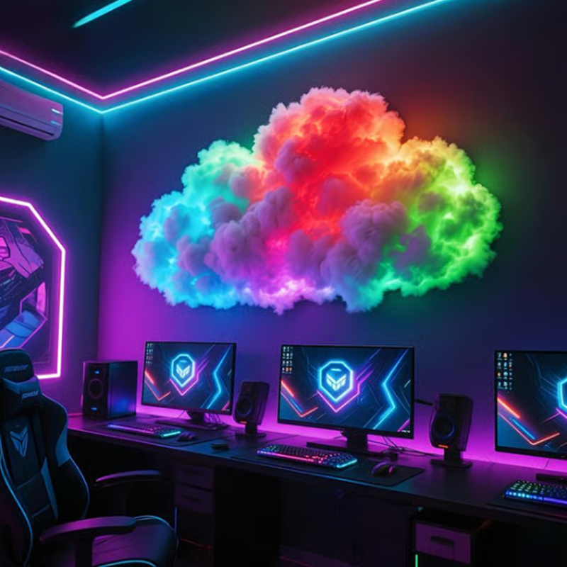 📢🎁50% RABATT!!! ✨Thundercloud USB-betriebene LED-Dekorationslampe🌈☁️