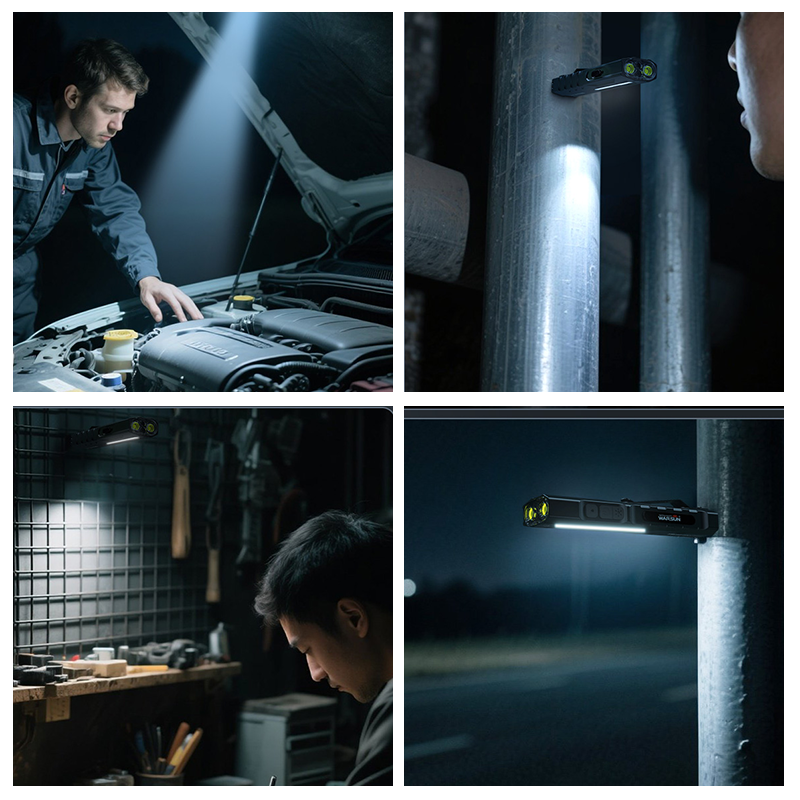 ✨ Magnetische Multifunktions-LED-Taschenlampe – 4-in-1 Beleuchtung & Hochleistungsdesign! 🔦💡