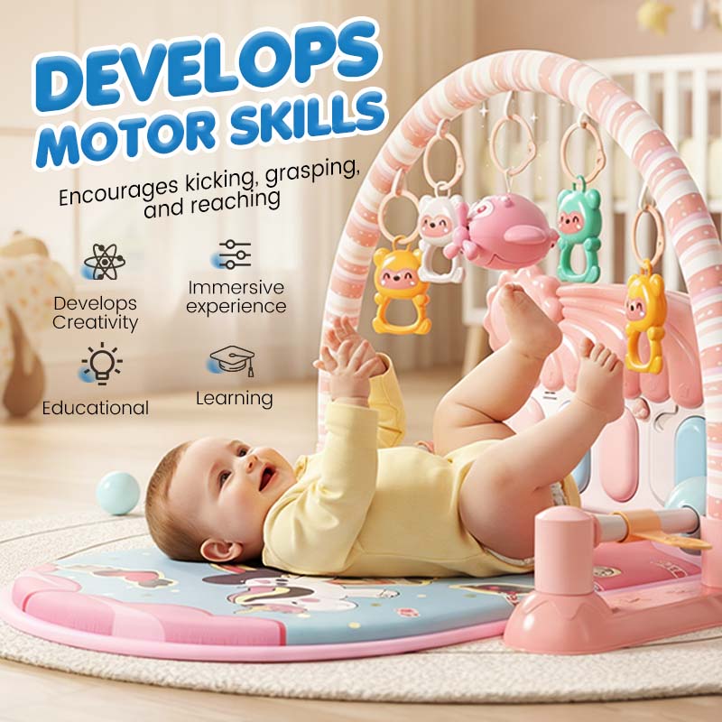Heißer Verkauf 50 % Rabatt🎁3-in-1 Baby-Musikalisches Klavier-Spielmatte