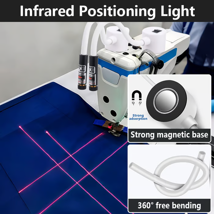 🧵Nähhilfe Essential✨50 % Rabatt🔥Magnetische Positionierungs-Quiltleuchte für Nähmaschinen💡