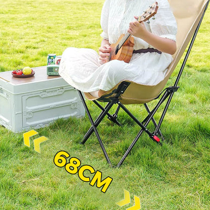 🌿 Tragbarer, verstellbarer Klappstuhl für den Außenbereich | Garten, Camping, Strand & Terrasse
