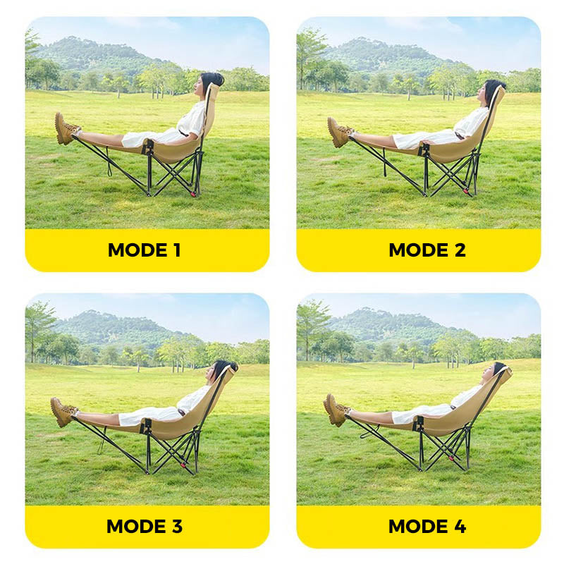🌿 Tragbarer, verstellbarer Klappstuhl für den Außenbereich | Garten, Camping, Strand & Terrasse
