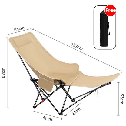 🌿 Tragbarer, verstellbarer Klappstuhl für den Außenbereich | Garten, Camping, Strand & Terrasse