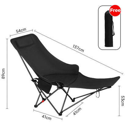 🌿 Tragbarer, verstellbarer Klappstuhl für den Außenbereich | Garten, Camping, Strand & Terrasse