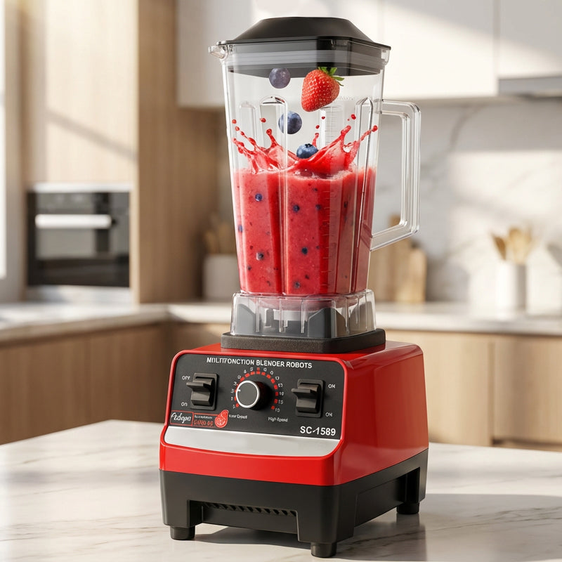 ⚡🌀Professioneller Hochgeschwindigkeits-Tischmixer | Hochleistungs Standmixer Smoothie Saft Suppe Mixer