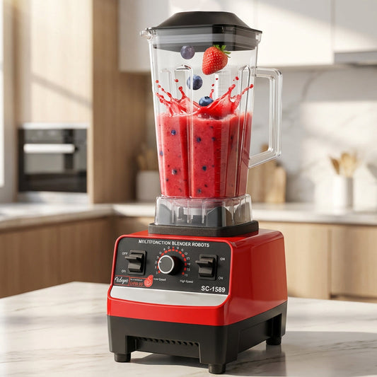 ⚡🌀Professioneller Hochgeschwindigkeits-Tischmixer | Hochleistungs Standmixer Smoothie Saft Suppe Mixer