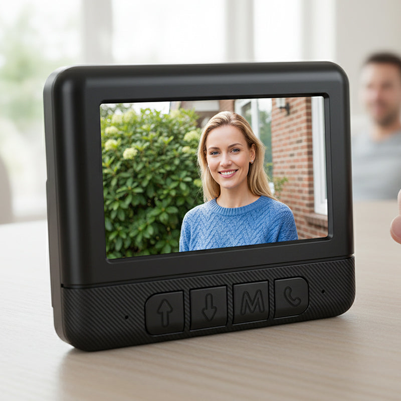 ⏳Zeitlich begrenzter 50% Rabatt⏰ Kabelloser Smart-Video-Türklingel mit Display📹