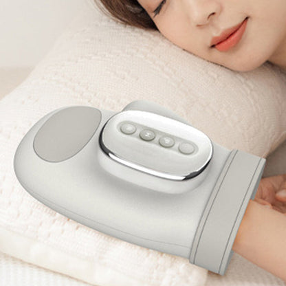 🔥50 % RABATT🔥 Handmassagegerät mit Wärme und Kompression, 3 Massagen, 4 Temperaturen, 5 Kompressionsmodelle, Handmassage für Arthritis und Karpaltunnel