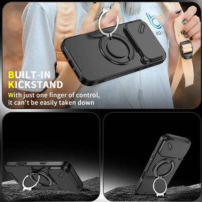 🔥 Heute -50 %! 🔥 Magnetische Handyhülle mit Ringständer für iPhone