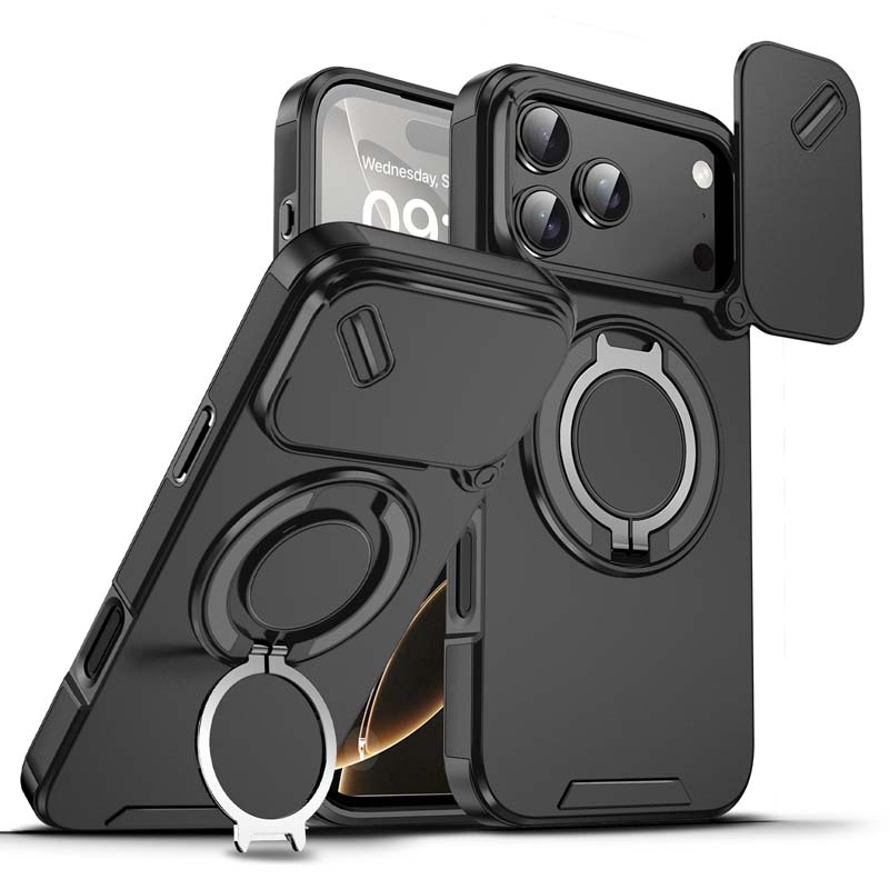 🔥 Heute -50 %! 🔥 Magnetische Handyhülle mit Ringständer für iPhone