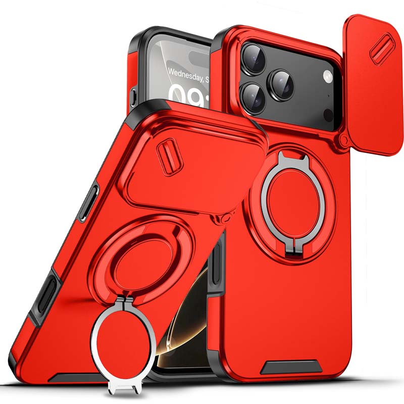 🔥 Heute -50 %! 🔥 Magnetische Handyhülle mit Ringständer für iPhone