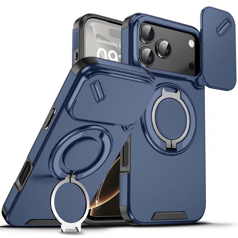 🔥 Heute -50 %! 🔥 Magnetische Handyhülle mit Ringständer für iPhone