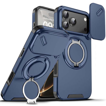 🔥 Heute -50 %! 🔥 Magnetische Handyhülle mit Ringständer für iPhone
