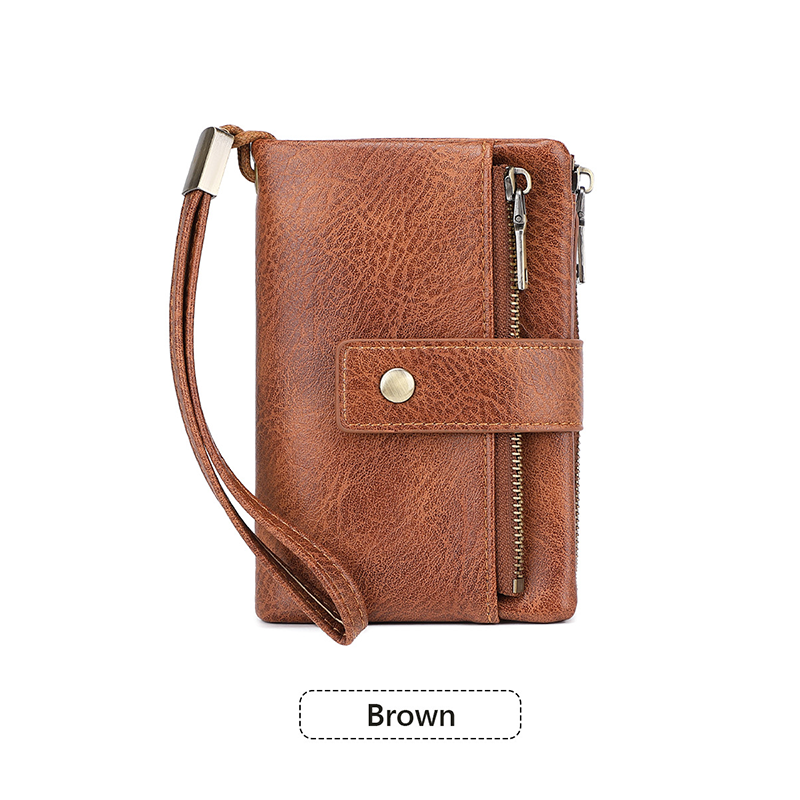 🔥Zeitlich begrenztes Angebot – Damen-Geldbörse im Retro-Stil mit RFID-Schutz, dreifach gefaltet