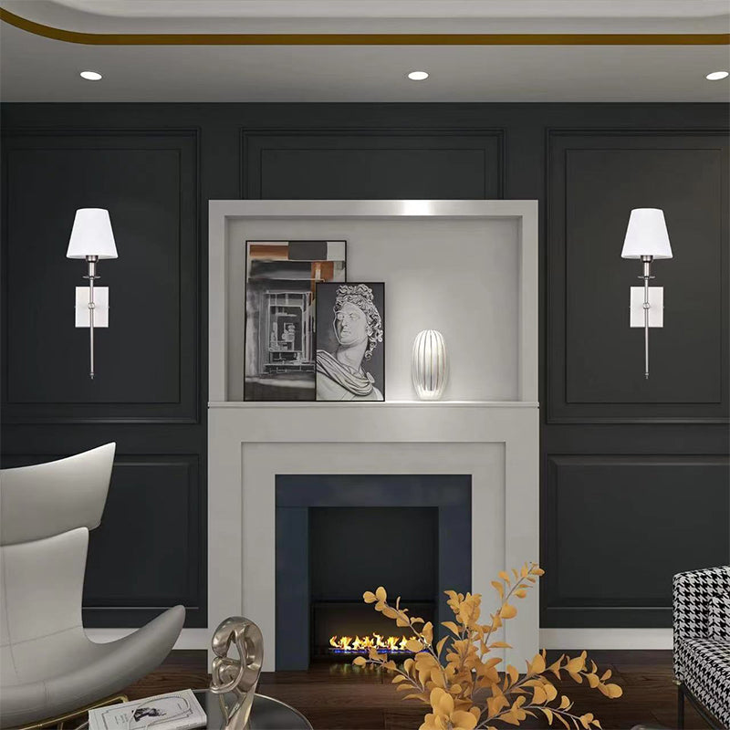 Bettwandlampe mit Stoffschirm – Leselampe, Modern & Minimalistisch🛏️💡