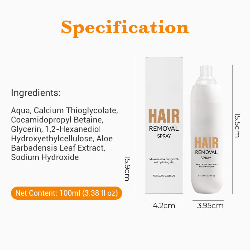✨🛍️ Sparangebot: Mehr kaufen, mehr erhalten! 100 ml Sanftes Haarentfernungsspray 🧴