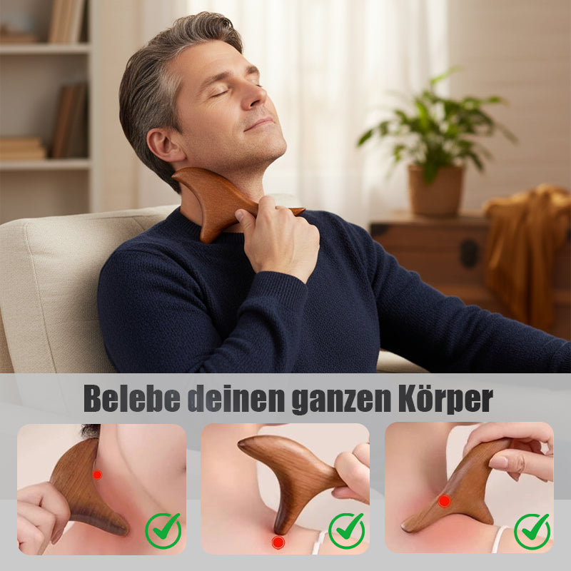 ✨50% Rabatt✨Holzkamm für Kopfhautmassage