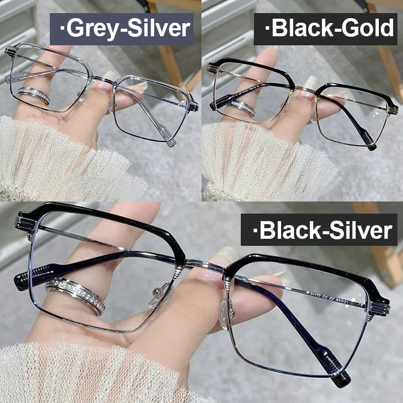 👓 Moderne Quadrate Lesebrille 💎 Flache Gläser & Hochauflösender Blaulichtschutz 🌟