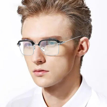 👓 Moderne Quadrate Lesebrille 💎 Flache Gläser & Hochauflösender Blaulichtschutz 🌟