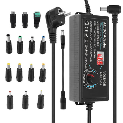 📢📢50 % Rabatt!! ⏰Einstellbares 3V–24V 3A Universal-AC/DC-Netzteil