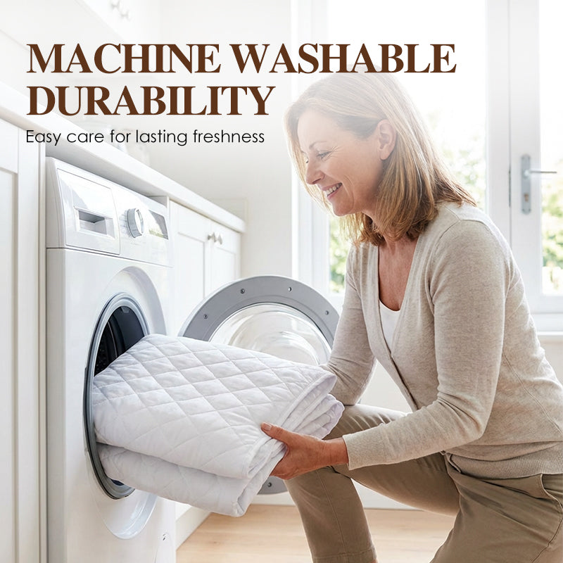 🛏️ 50 % RABATT! 🛡️ Set aus wasserdichtem Matratzenbezug und Kissenbezügen – Milbenabweisend, weich im Griff und leicht zu waschen ✨