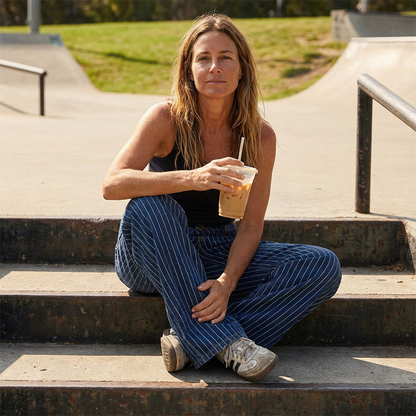 🔥Solange der Vorrat reicht 40 % Rabatt!🎉Damen-Jeans mit Streifenmuster und niedriger Leibhöhe im Y2K-Stil