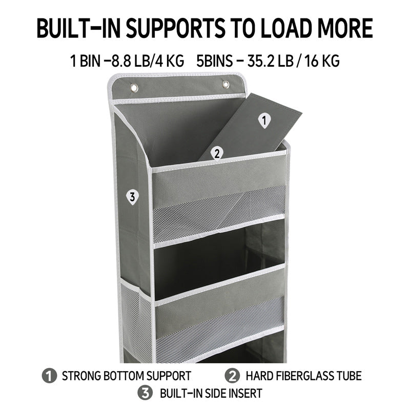📢📢40 % Rabatt!! ⏰Hängeorganizer mit 5 Fächern und großer Kapazität