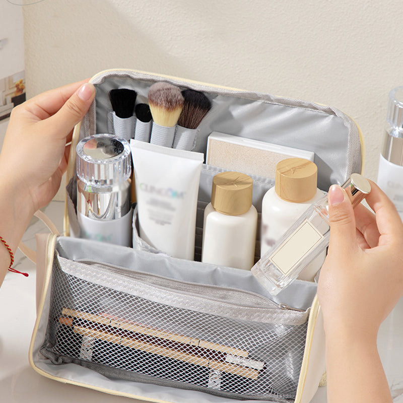 💖💖Jetzt sofort 40% Rabatt!Kosmetiktasche mit Tragegriff – Groß & praktisch, ideal für Reisen & Makeup-Organisation 💄👜