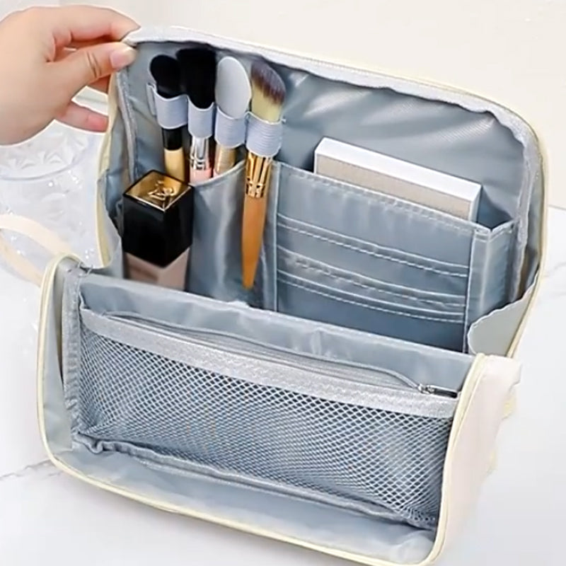 💖💖Jetzt sofort 40% Rabatt!Kosmetiktasche mit Tragegriff – Groß & praktisch, ideal für Reisen & Makeup-Organisation 💄👜