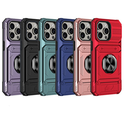 ✨50% Rabatt✨Handyhülle mit Kartenhalter & Ringständer für iPhone