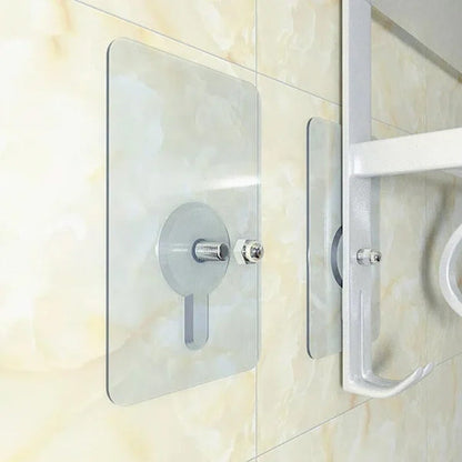 🛠️ 50% RABATT! 🪝 Klebehaken für Schwere Lasten – Hält bis zu 5kg, Bohrfreie Montage & Verstärkter Haftstreifen für Wände und Fliesen 🧱