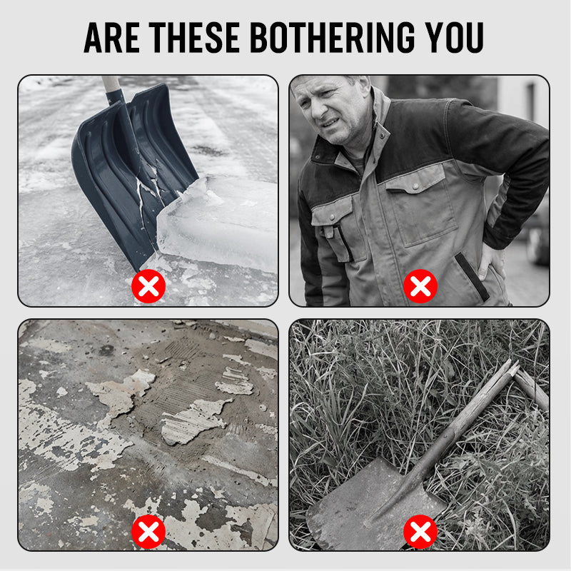 📢📢Drei kaufen eins gratis dazu!! ⏰🛠️ Robuste Multifunktions-Reinigungsschaufel - Robust, scharfkantig & unverwüstlich | Für Fliesen, Grill, Auto, Erde & mehr✨