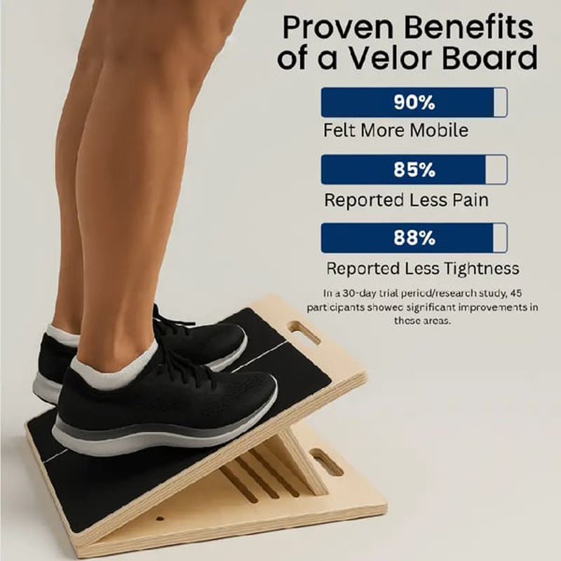 🔥 40% Rabatt! Einstellbare Holz-Schrägbank für Waden-Stretching