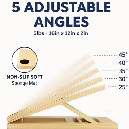 🔥 40% Rabatt! Einstellbare Holz-Schrägbank für Waden-Stretching