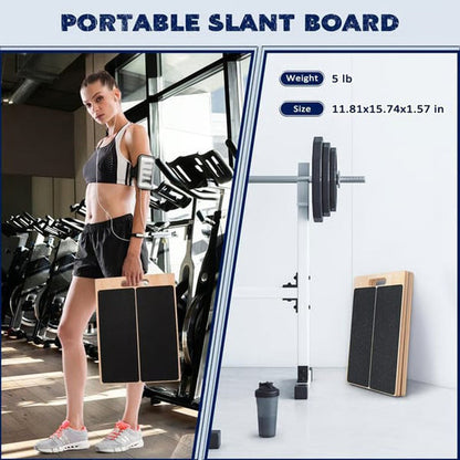🔥 40% Rabatt! Einstellbare Holz-Schrägbank für Waden-Stretching