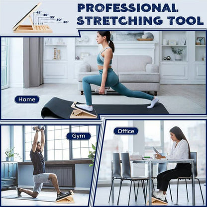 🔥 40% Rabatt! Einstellbare Holz-Schrägbank für Waden-Stretching
