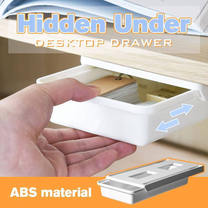 📦✨ Selbstklebende Unter-Tisch-Schublade für Büro & Schreibtisch – 2+1 Gratis! 🎁🔥
