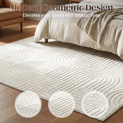 🛍️ 50% RABATT! 🏠 Kristallflor-Teppich mit minimalistischem Linien-Design – Weich wie Kaschmir, vielseitig & elegant – Ideal für Flur, Wohnzimmer & Schlafzimmer ✨