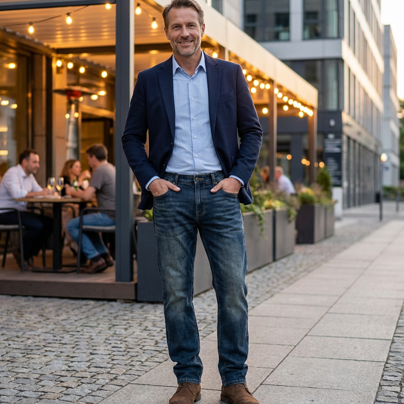 👖NEU EINGETROFFEN – 50 % RABATT🔥🥳ÜBER 50.000 VERKAUFT!💥 Herren-Stretchjeans mit geradem Bein