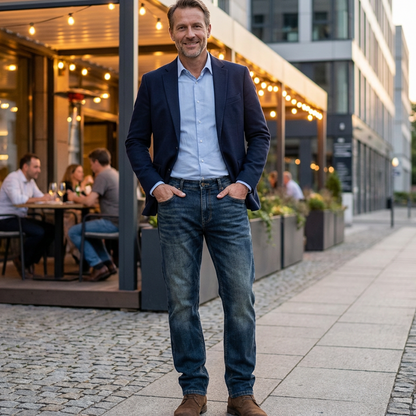 👖NEU EINGETROFFEN – 50 % RABATT🔥🥳ÜBER 50.000 VERKAUFT!💥 Herren-Stretchjeans mit geradem Bein