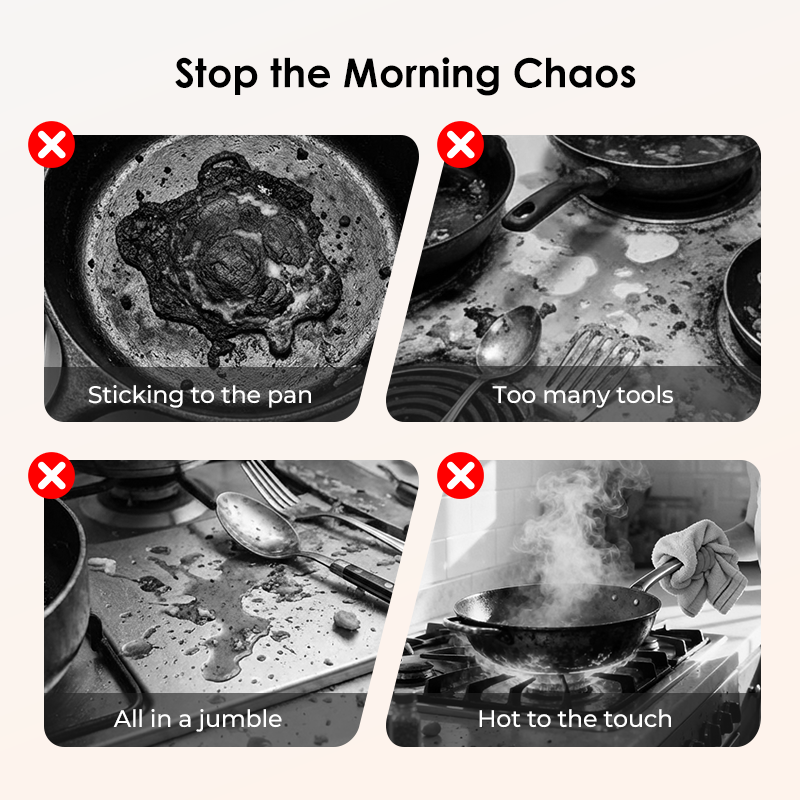 🍯🔥 Waben-Antihaft-Pfanne aus Edelstahl: 50% Rabatt!⚡⚡ Perfekt für fettarmes und gesundes Braten.